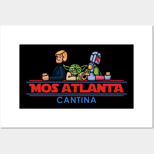 Mos Atlanta Cantina Classic Wall Art by GASWC